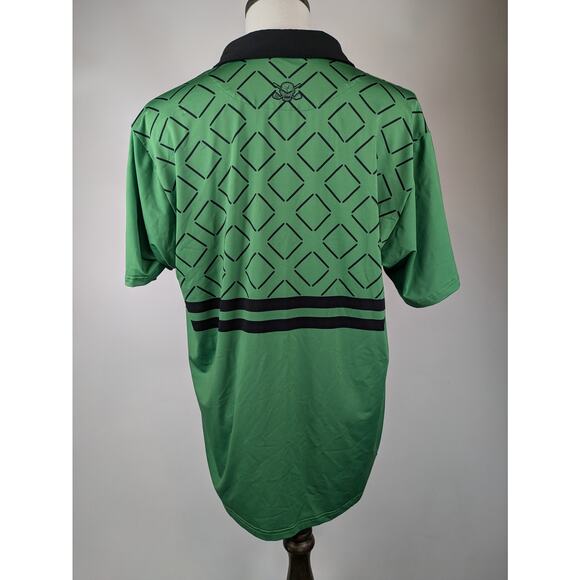 Tattoo Golf Mens L Polo Shirt Hazard Procool Fabric Stretch Performance Athletic - Picture 3 of 12